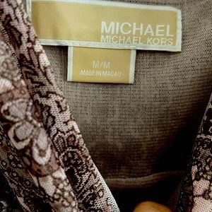 MK babydoll paisley blouse purple